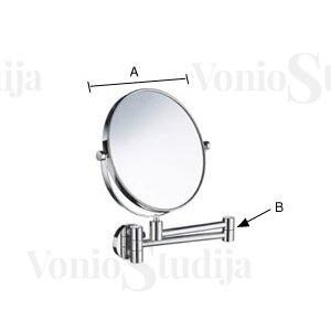 Kosmetinis veidrodis Smedbo Outline FK438 1