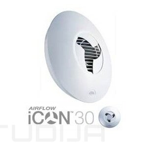Ventiliatorius ICON 30 Airflow, Baltos Spalvos dangtelis standartinis 1