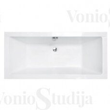 BESCO QUADRO akrilinė vonia 170x75cm su kojomis