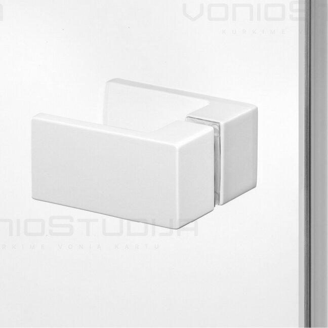 New Trendy Avexa White dušo kabina 90x90cm balta matinė furnitūra, kairinė 3 New Trendy Avexa White dušo kabina 90x90cm balta matinė furnitūra, kairinė 3
