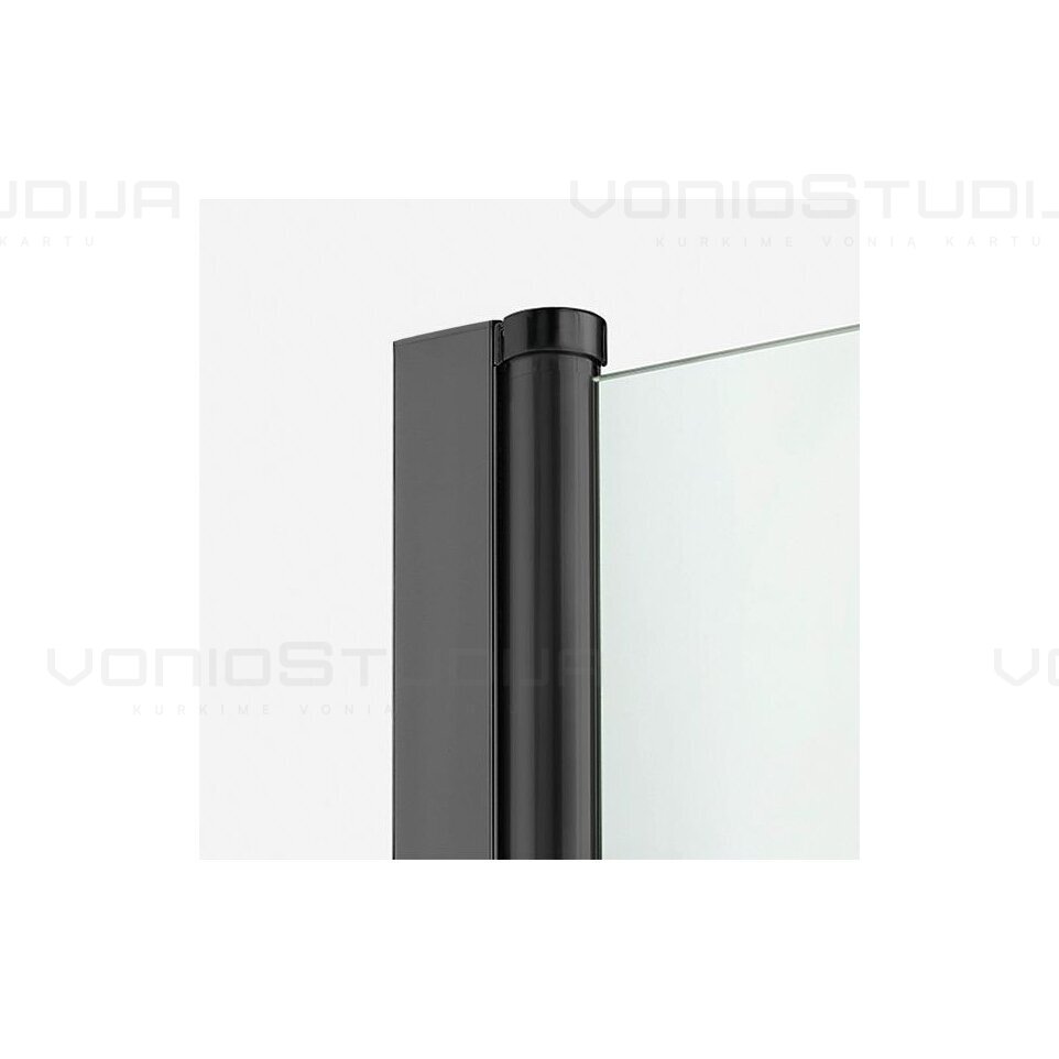 New Trendy Juodos spalvos dušo kabina NEW SOLEO BLACK skaidriu stiklu 100x100 cm 1 New Trendy Juodos spalvos dušo kabina NEW SOLEO BLACK skaidriu stiklu 100x100 cm 1
