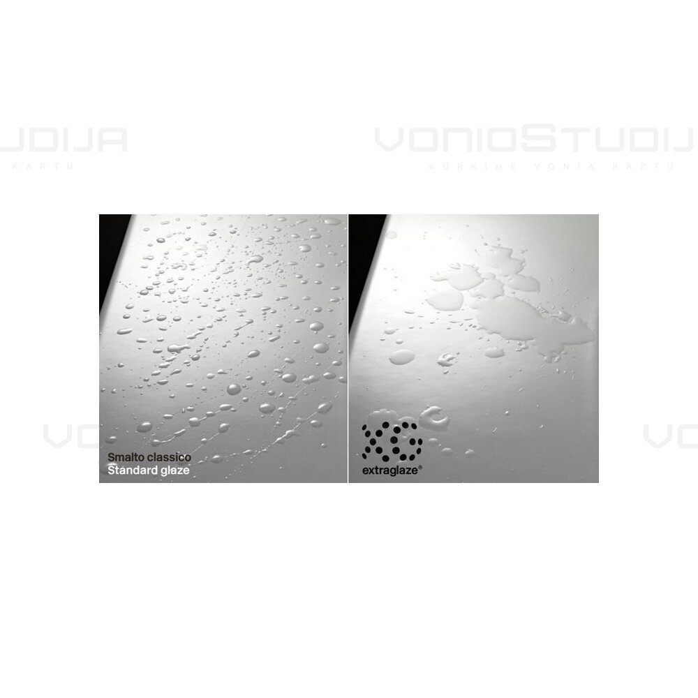Baltas GSI Kube X pastatomas praustuvas su EXTRAGLAZE® danga 45cm 6 Baltas GSI Kube X pastatomas praustuvas su EXTRAGLAZE® danga 45cm 6