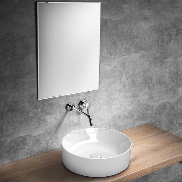 Baltas GSI Kube X pastatomas praustuvas su EXTRAGLAZE® danga 45cm 3 Baltas GSI Kube X pastatomas praustuvas su EXTRAGLAZE® danga 45cm 3