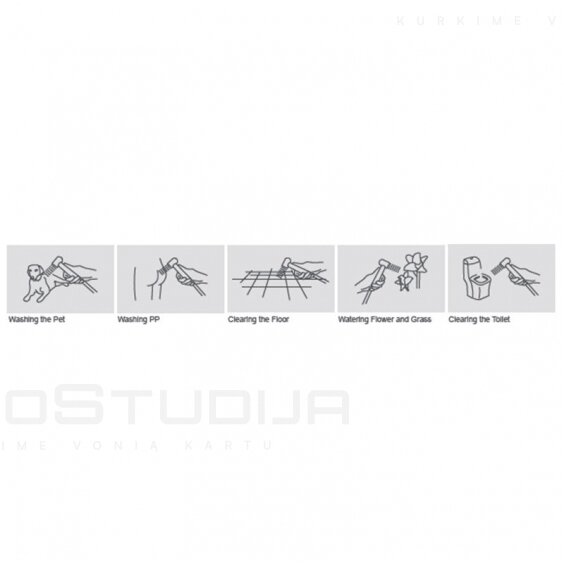 Bide dušelis Sapho Quadro 2