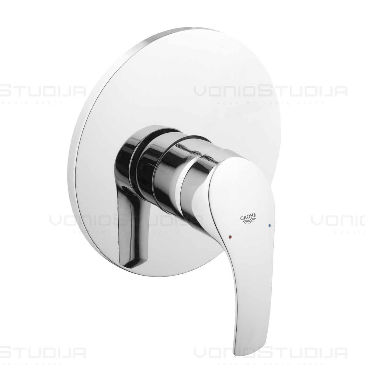 Grohe Eurosmart New potinkinis vieno išėjimo dušo maišytuvas su potinkine dalimi Grohe Eurosmart New potinkinis vieno išėjimo dušo maišytuvas su potinkine dalimi