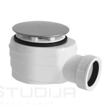 Chromo spalvos sifonas dušo padėklui Chromo spalvos sifonas dušo padėklui