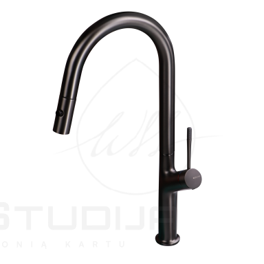 BRUMA Ginger virtuvinis maišytuvas gunmetal PVD spalvos 1070505GM BRUMA Ginger virtuvinis maišytuvas gunmetal PVD spalvos 1070505GM