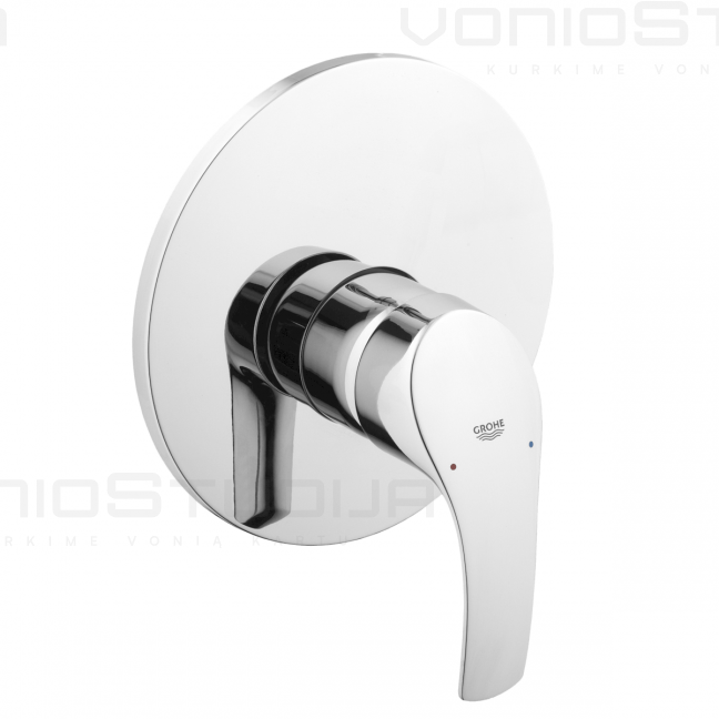 Grohe Eurosmart New potinkinis vieno išėjimo dušo maišytuvas su potinkine dalimi Grohe Eurosmart New potinkinis vieno išėjimo dušo maišytuvas su potinkine dalimi