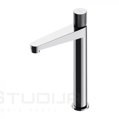 Chromo spalvos aukštas praustuvo maišytuvas Omnires Contour
