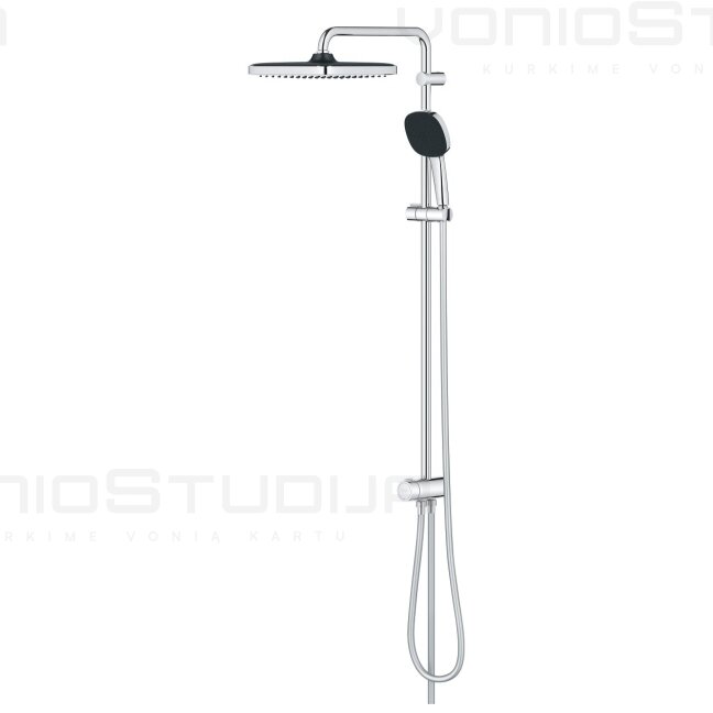 Grohe Vitalio Comfort 250 dušo stovas su lietaus galva chromo spalvos 2 Grohe Vitalio Comfort 250 dušo stovas su lietaus galva chromo spalvos 2