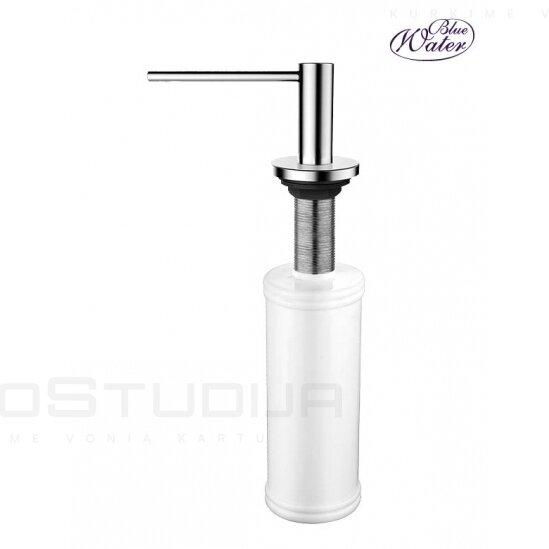 Dozatorius Blue Water apvalus inox Dozatorius Blue Water apvalus inox