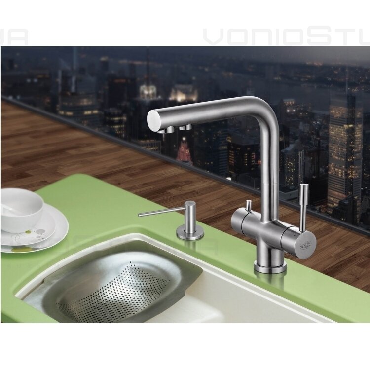 Dozatorius Blue Water apvalus inox 1