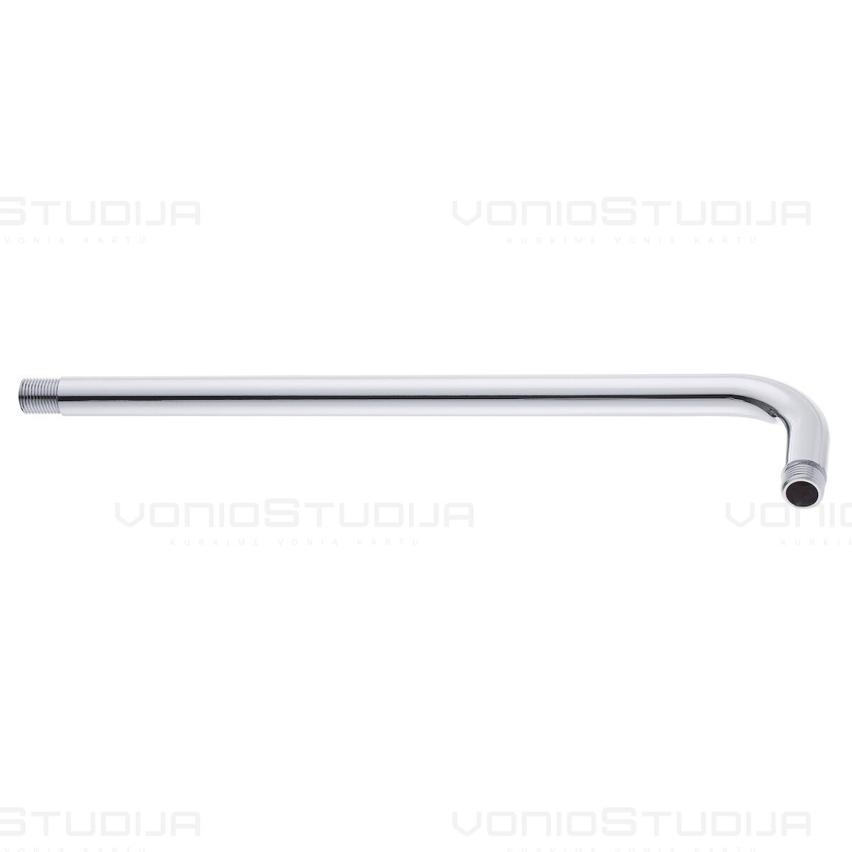 Dušo galvos laikiklis Optima chromo spalvos 40 cm 2