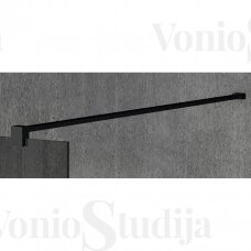 Dušo sienelės laikiklis VARIO 140cm juodas matinis