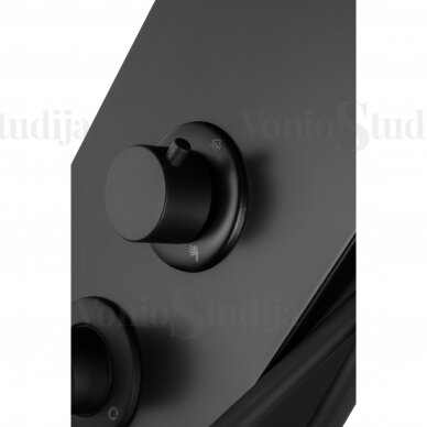 Dušo panelis Corsan Alto juodos spalvos su LED apšvietimu 3