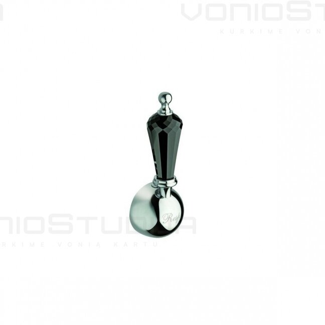 CAESAR renkenėlė Made in Swarovski® elements juodos/chromo spalvos CAESAR renkenėlė Made in Swarovski® elements juodos/chromo spalvos