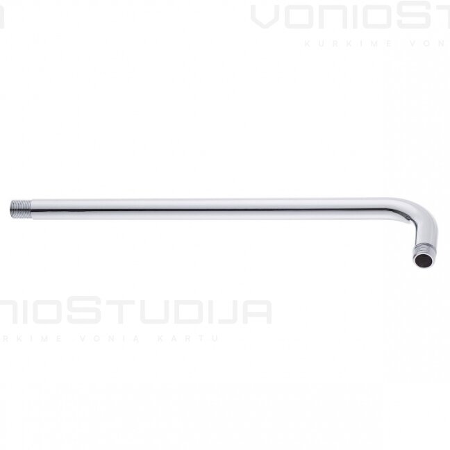 Dušo galvos laikiklis Optima chromo spalvos 40 cm 2