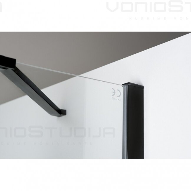 Dušo kabina Zoom Line Black 900x900 mm, varstomomis durimis 7 Dušo kabina Zoom Line Black 900x900 mm, varstomomis durimis 7
