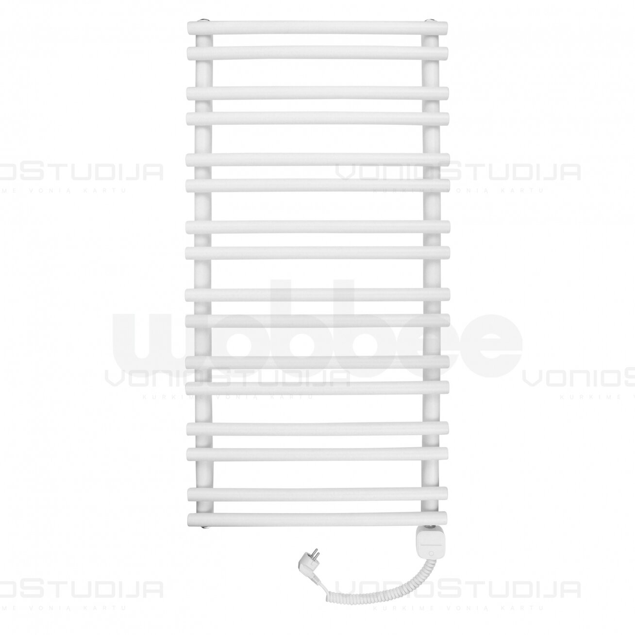 Elektrinis rankšluosčių džiovintuvas WOBBEE YORK WHITE 50x100cm, dešininis su spiraliniu laidu Elektrinis rankšluosčių džiovintuvas WOBBEE YORK WHITE 50x100cm, dešininis su spiraliniu laidu