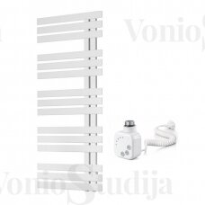 Elektrinis rankšluosčių džiovintuvas Silvana 50x150cm, baltas, dešininis