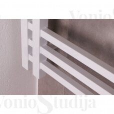 Elektrinis rankšluosčių džiovintuvas WOBBEE FLINT WHITE 50x100cm baltas dešininis su tenu su laidu