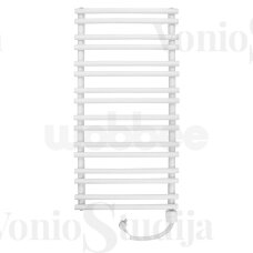 Elektrinis rankšluosčių džiovintuvas WOBBEE YORK WHITE 50x100cm, dešininis su spiraliniu laidu