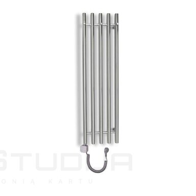 Elektrinis džiovintuvas Carla 34x120cm su laidu kairėje pusėje chromo spalvos