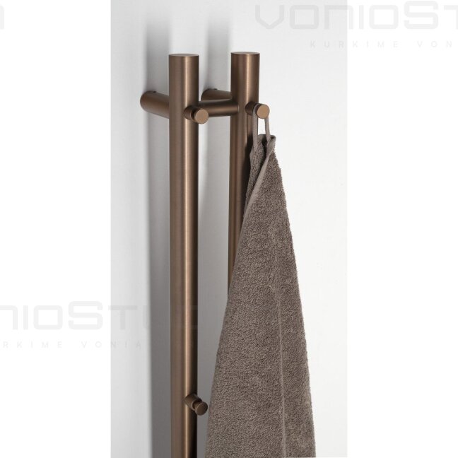 Elektrinis džiovintuvas PAPINADO 109x1200 mm, matinė vario spalva 2 Elektrinis džiovintuvas PAPINADO 109x1200 mm, matinė vario spalva 2
