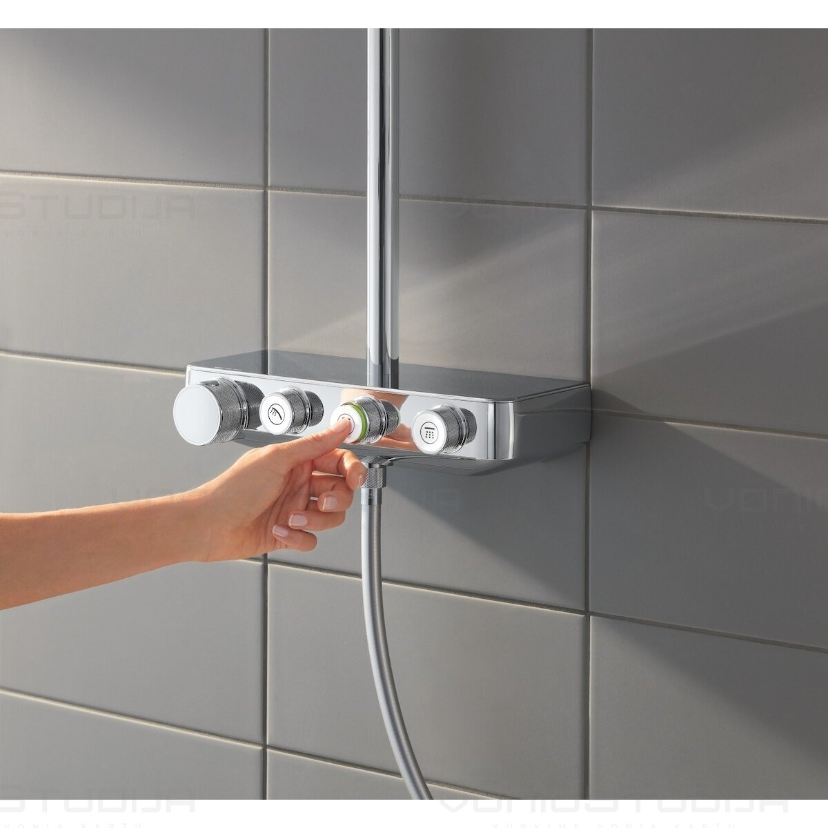 Grohe dušo sistema Euphoria SmartControl System chromo spalvos 26508000 7 Grohe dušo sistema Euphoria SmartControl System chromo spalvos 26508000 7