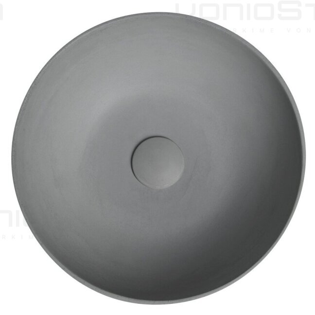 FORMIGO betoninis pastatomas praustuvas 39 cm pilkos matinės spalvos 3 FORMIGO betoninis pastatomas praustuvas 39 cm pilkos matinės spalvos 3