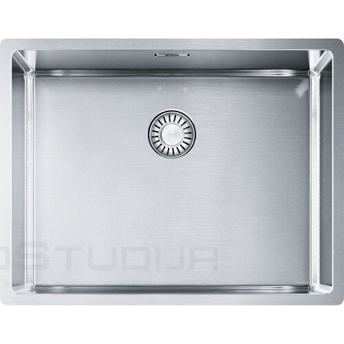 Franke BOX BXX 210/110-54 127.0372.488 nerūdijančio plieno plautuvė su užkemšamu ventiliu