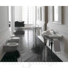 Galassia Ethos pakabinamas tualetas su baltu lėtaeigiu dangčiu