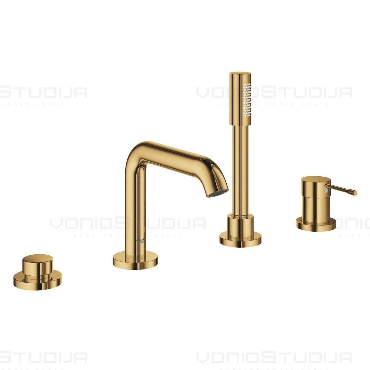Grohe 4 dalių maišytuvas voniai Essence New Cool Sunrise 19578GL1 Grohe 4 dalių maišytuvas voniai Essence New Cool Sunrise 19578GL1