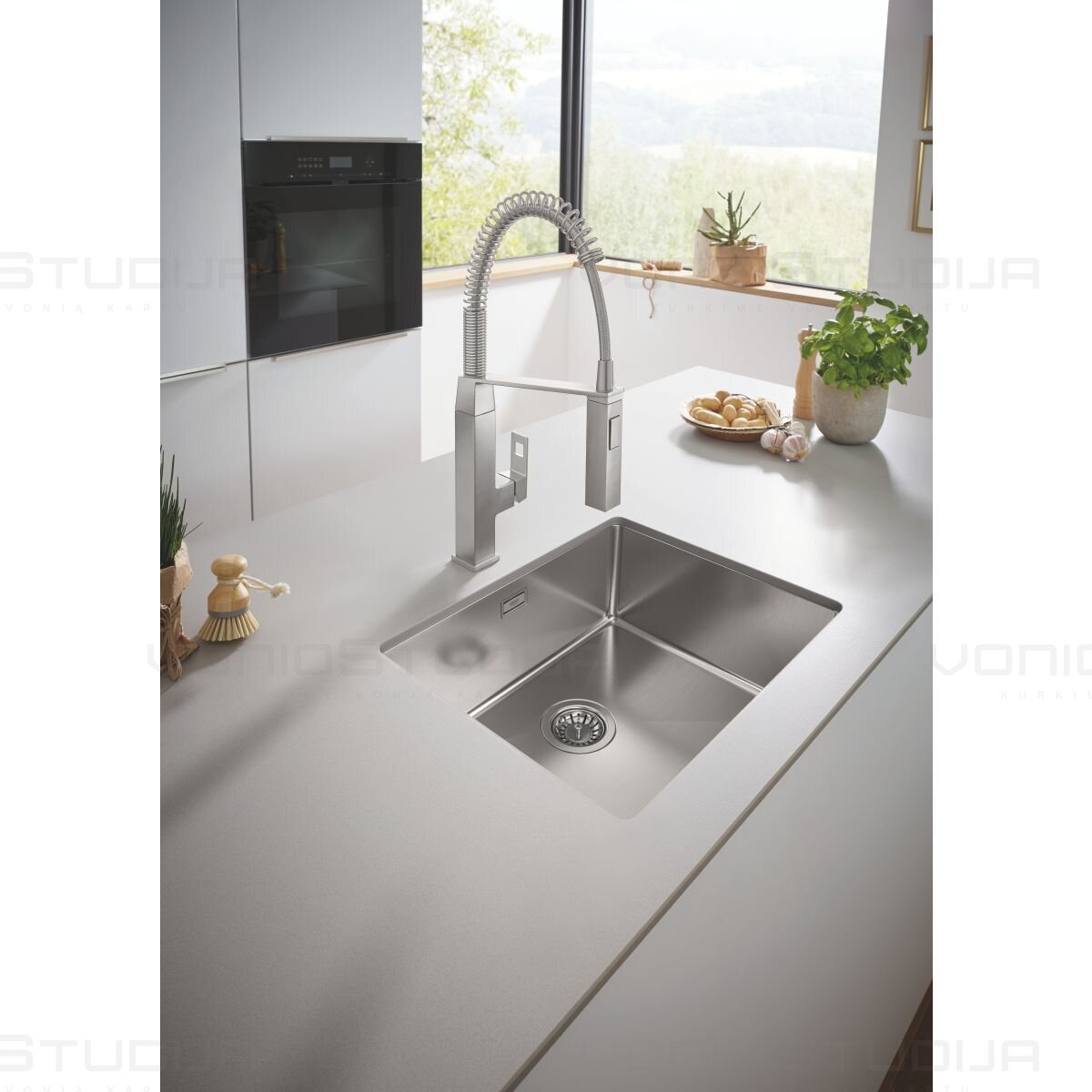 Grohe plautuvė K700U nerūdijantis plienas 31574SD1  1