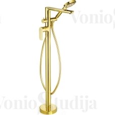 Grindinis maišytuvas voniai Deante Alpinia aukso spalvos