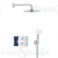 Grohe Grohtherm Perfect potinkinė dušo sistema 34729000 chromo spalvos