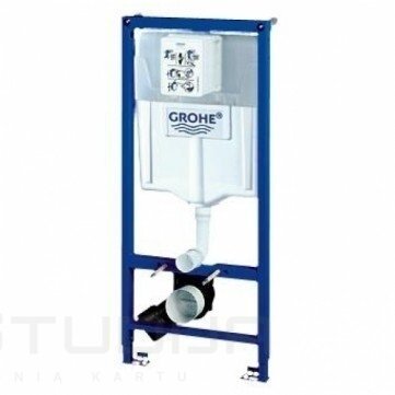 Potinkinis GROHE rėmas su Grohe Bau klozetu 8 Potinkinis GROHE rėmas su Grohe Bau klozetu 8