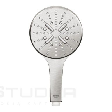 GROHE Rainshower SmartActive dušo galvutė Supersteel spalvos GROHE Rainshower SmartActive dušo galvutė Supersteel spalvos