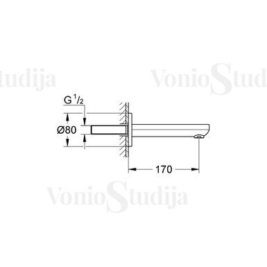 Grohe Essence potinkinė vonios sistema 9