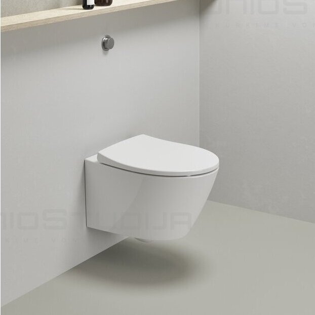 Grohe potinkinis wc rėmas chromo spalvos mygtuku ir GSI Modo pakabinamas klozetas su SWIRLFLUSH® nuplovimo sistema 8 Grohe potinkinis wc rėmas chromo spalvos mygtuku ir GSI Modo pakabinamas klozetas su SWIRLFLUSH® nuplovimo sistema 8