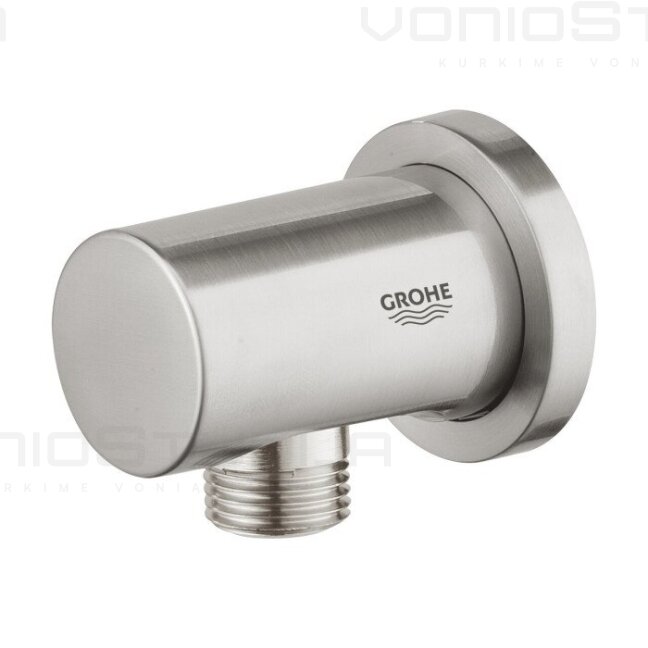 Grohe Rainshower potinkinė jungtis rankiniam dušui supersteel 27057DC0 Grohe Rainshower potinkinė jungtis rankiniam dušui supersteel 27057DC0