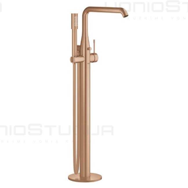 Grohe Essence 23491DL1 vonios maišytuvas iš grindų, brushed warm sunset spalvos Grohe Essence 23491DL1 vonios maišytuvas iš grindų, brushed warm sunset spalvos