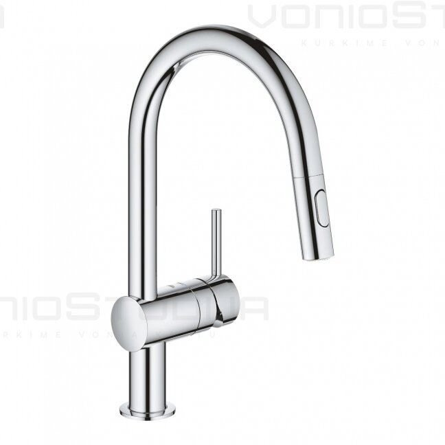 Grohe Minta chromo spalvos virtuvinis maišytuvas 32321002 Grohe Minta chromo spalvos virtuvinis maišytuvas 32321002