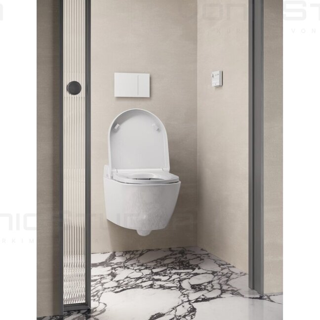 GSI WClean Swirlflush® išmanus pakabinamas klozetas 7418K11su apiplovimo funkcija, baltas blizgus 4 GSI WClean Swirlflush® išmanus pakabinamas klozetas 7418K11su apiplovimo funkcija, baltas blizgus 4