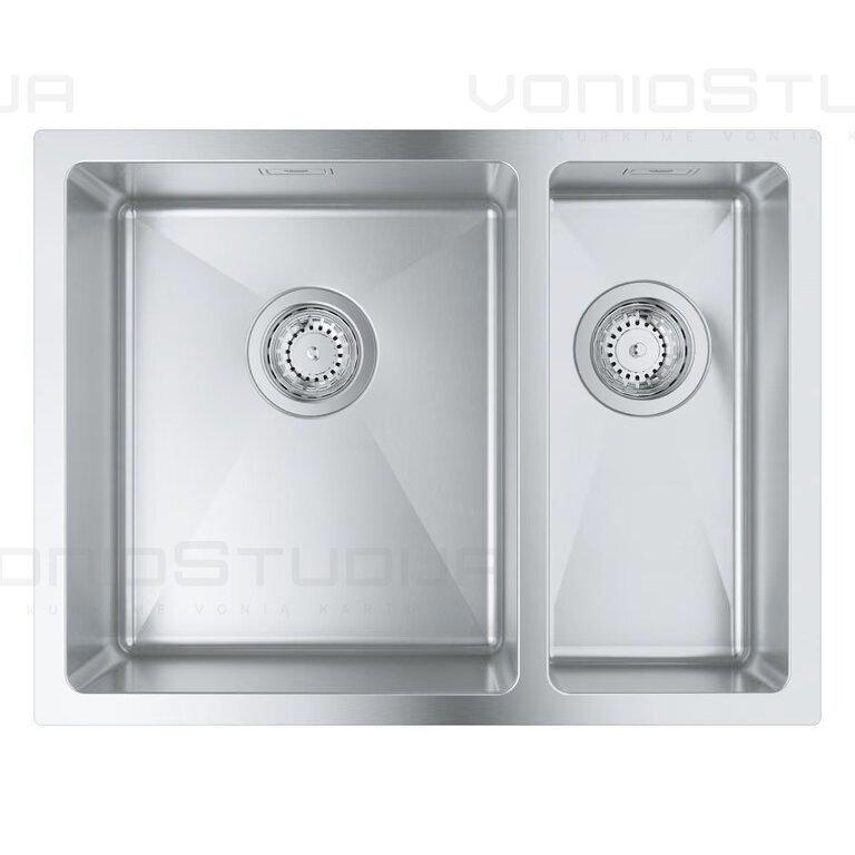 Grohe nerūdijančio plieno plautuvė K700U 31577SD1 dešininė Grohe nerūdijančio plieno plautuvė K700U 31577SD1 dešininė