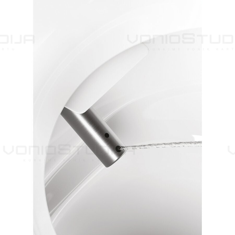 GSI WClean Swirlflush® išmanus pakabinamas klozetas 7418K11su apiplovimo funkcija, baltas blizgus 7