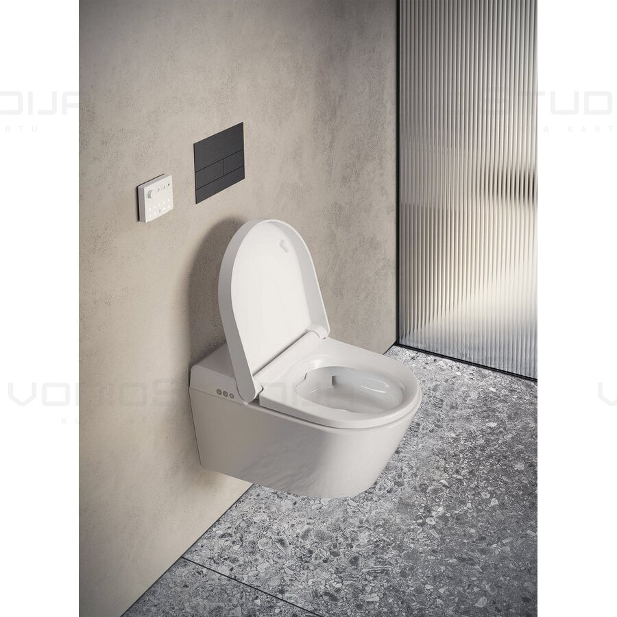 GSI WClean Swirlflush® išmanus pakabinamas klozetas 7418K11su apiplovimo funkcija, baltas blizgus 5 GSI WClean Swirlflush® išmanus pakabinamas klozetas 7418K11su apiplovimo funkcija, baltas blizgus 5