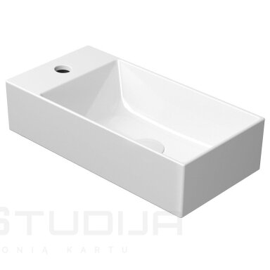 GSI Kube X 50x25cm praustuvas su EXTRAGLAZE® danga GSI Kube X 50x25cm praustuvas su EXTRAGLAZE® danga