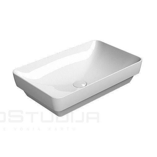 GSI Pura Extraglaze® 60x38cm pastatomas arba įleidžiamas praustuvas 883711 GSI Pura Extraglaze® 60x38cm pastatomas arba įleidžiamas praustuvas 883711