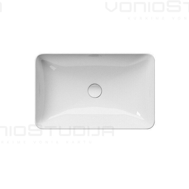 GSI Pura Extraglaze® 60x38cm pastatomas arba įleidžiamas praustuvas 883711 1 GSI Pura Extraglaze® 60x38cm pastatomas arba įleidžiamas praustuvas 883711 1